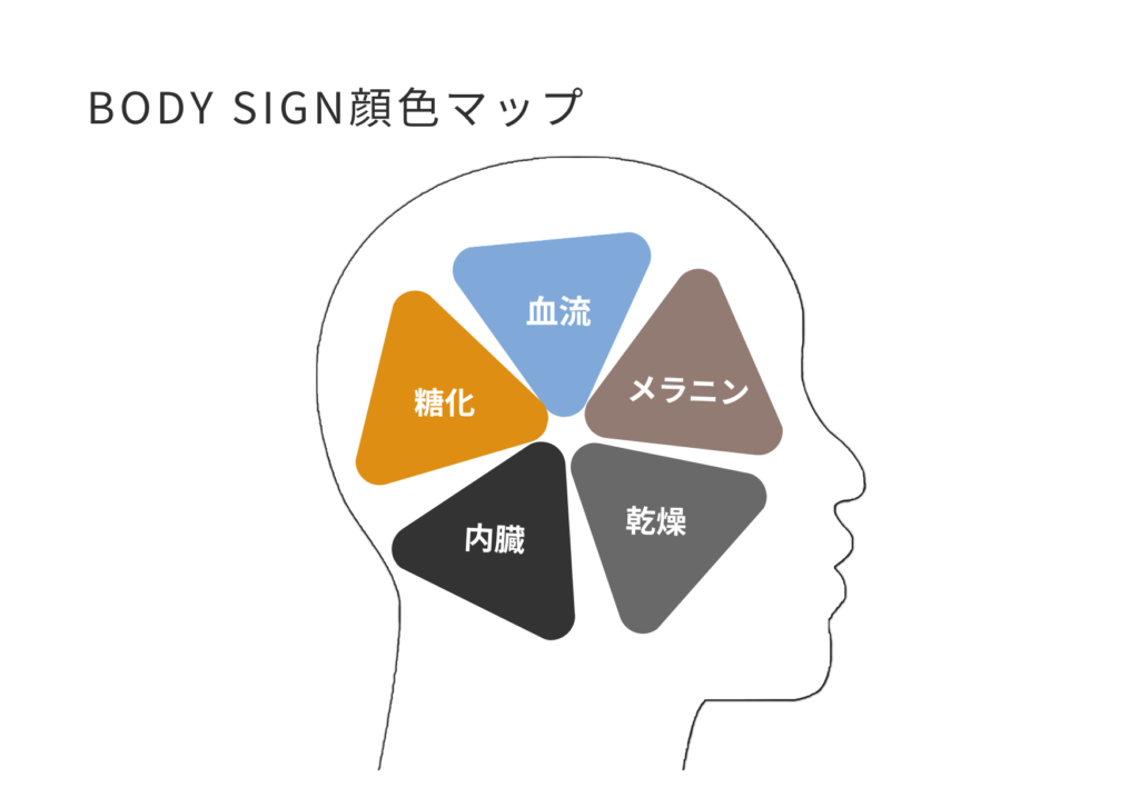BODYSIGN顔色マップ